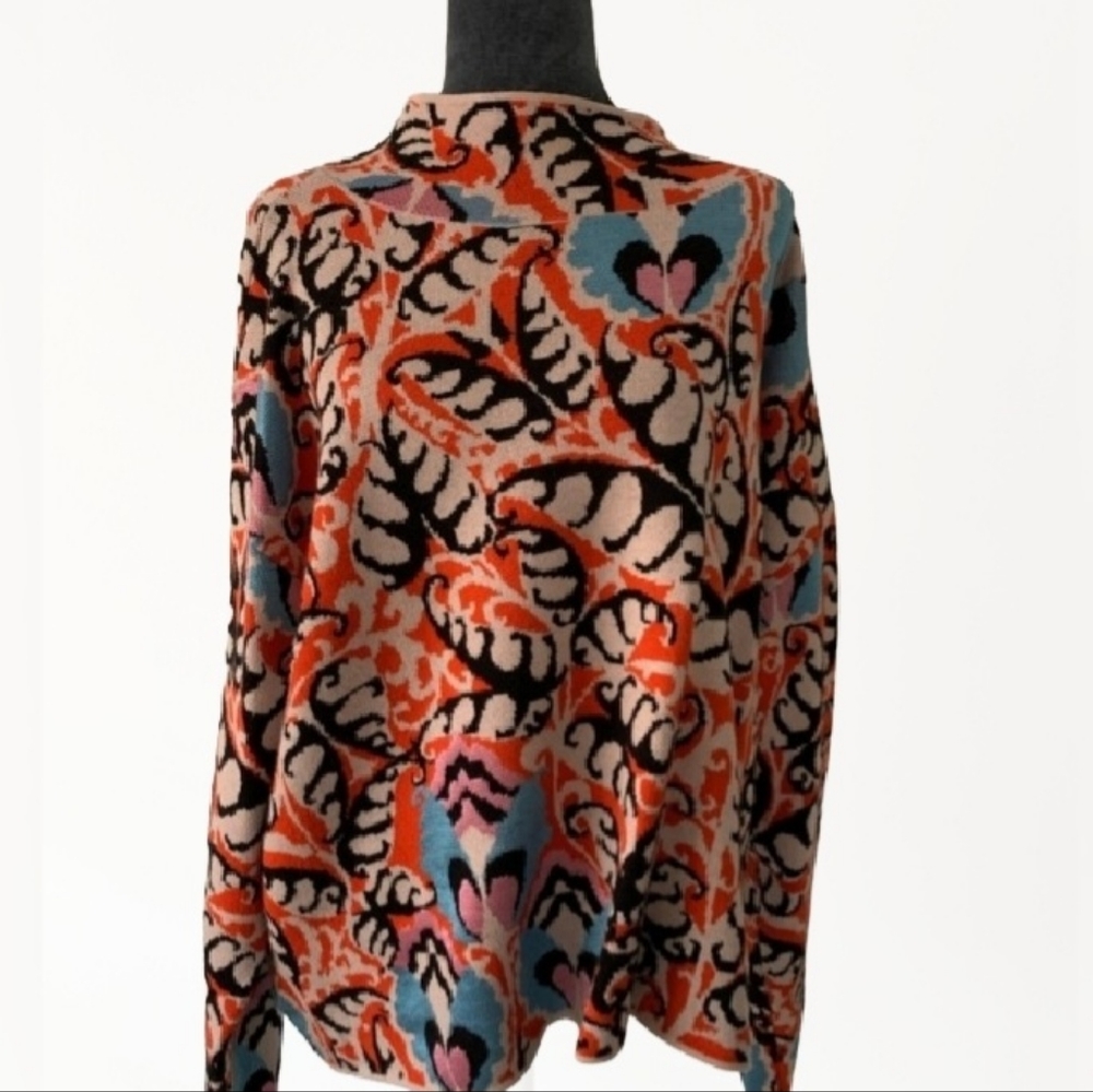 Maeve Multicolor Patterned Sweater
